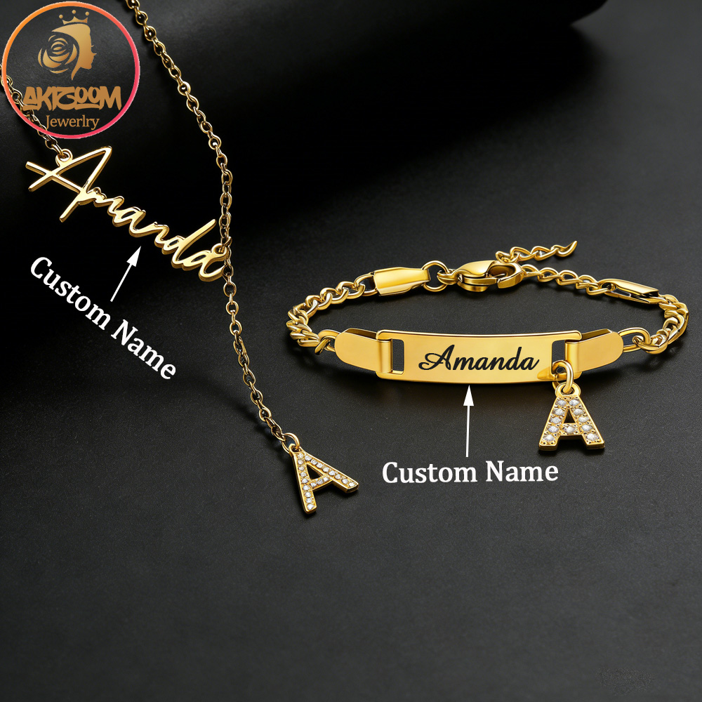 Men Fashion Kids - Akizoom – collier et bracelet avec