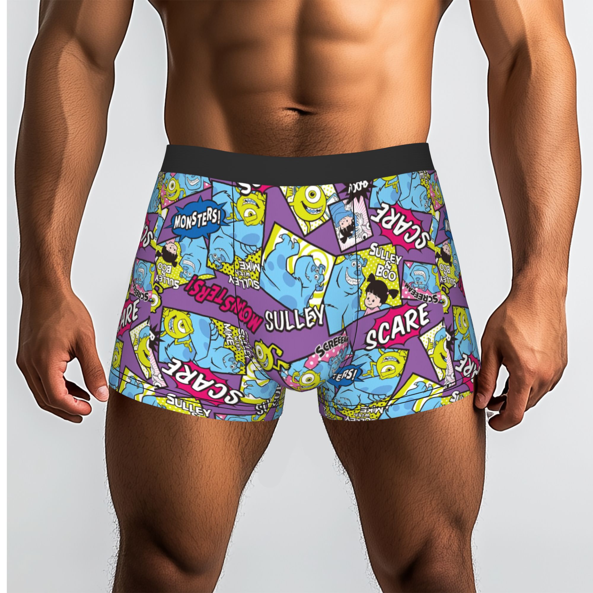 Men'S Fashion University - Boxers personnalisés M-Monsters Anime University pour
