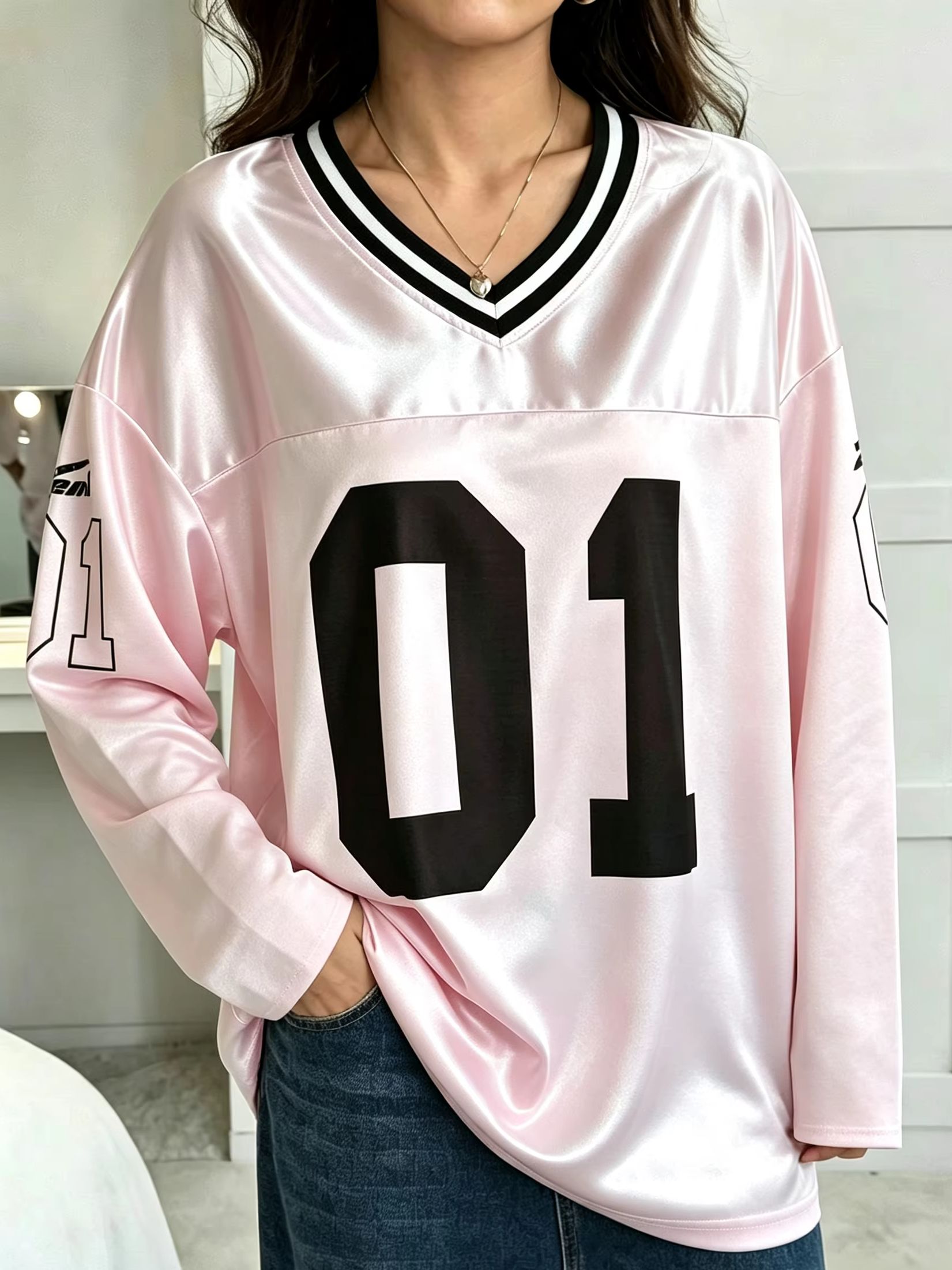 Men Fashion Vintage - T-shirt à manches longues pour hommes