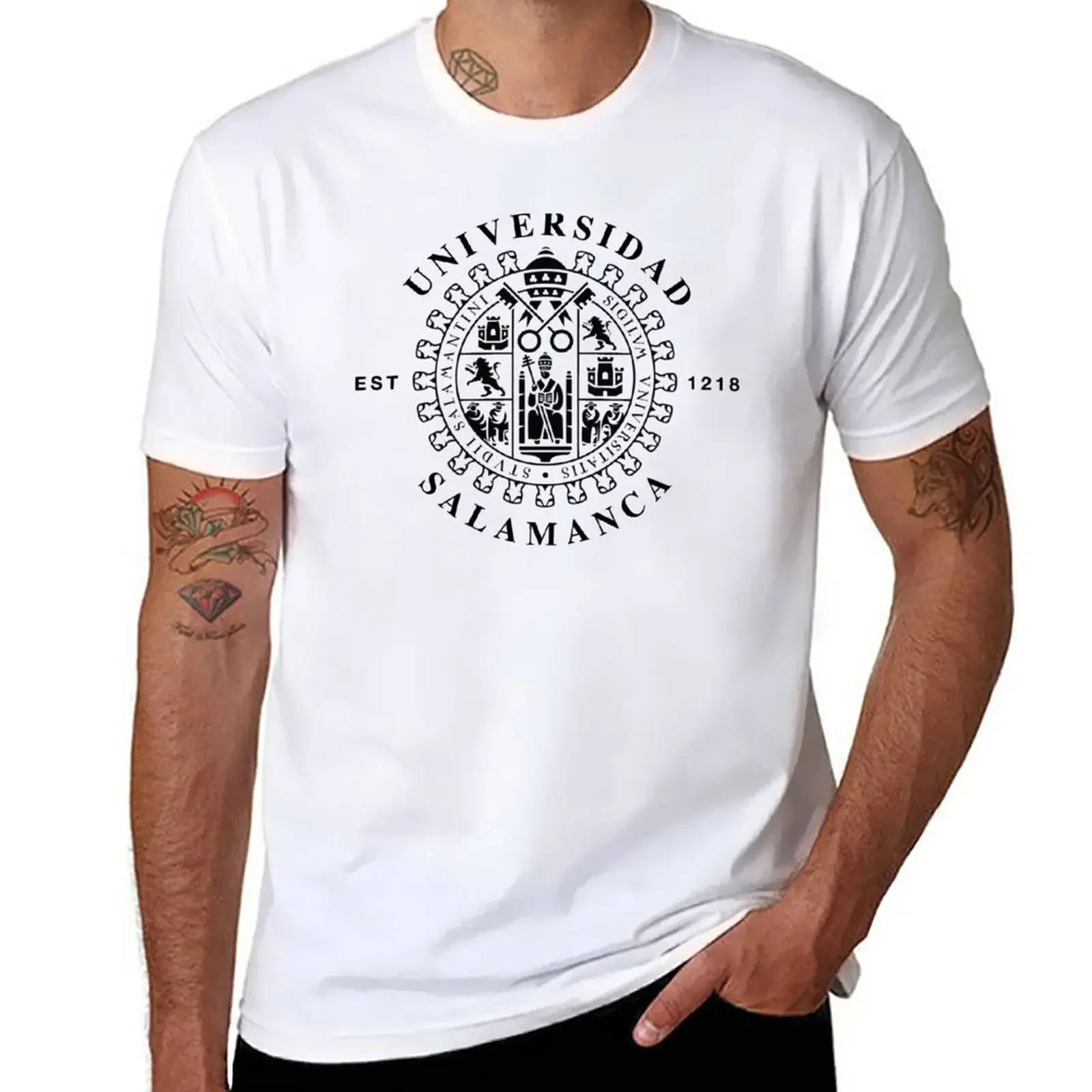 Men'S Fashion University - T-shirt de l'Université de Salamanca, mode
