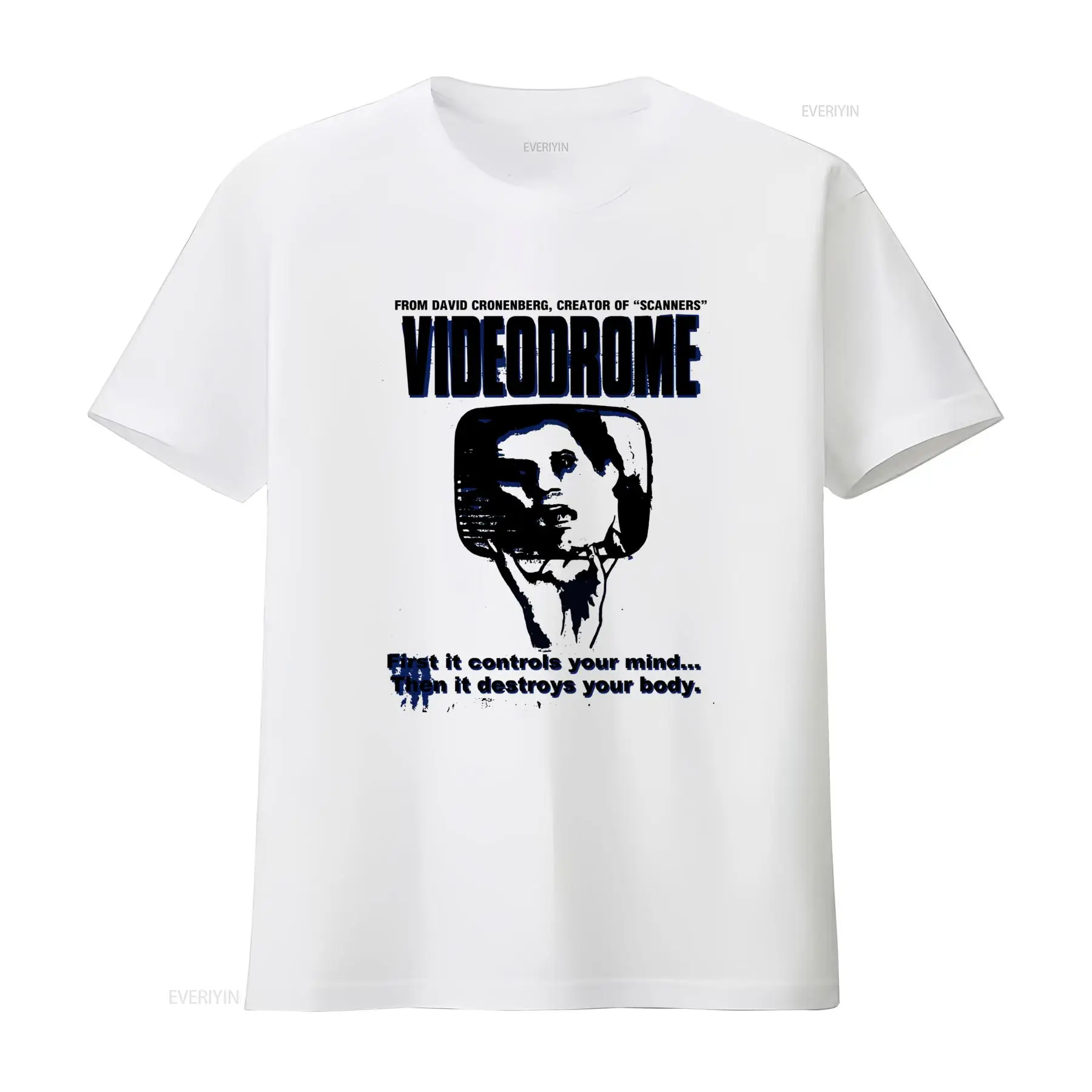 Mens Fashion In The 80S - T-shirt VIDEODROME années 80, style punk,
