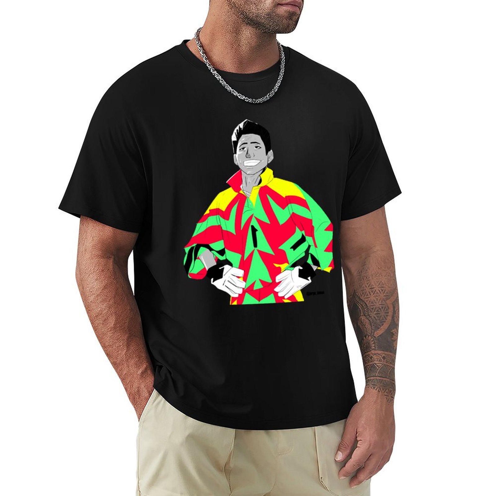 Mens Fashion Mexico - T-shirt de football décontracté à manches