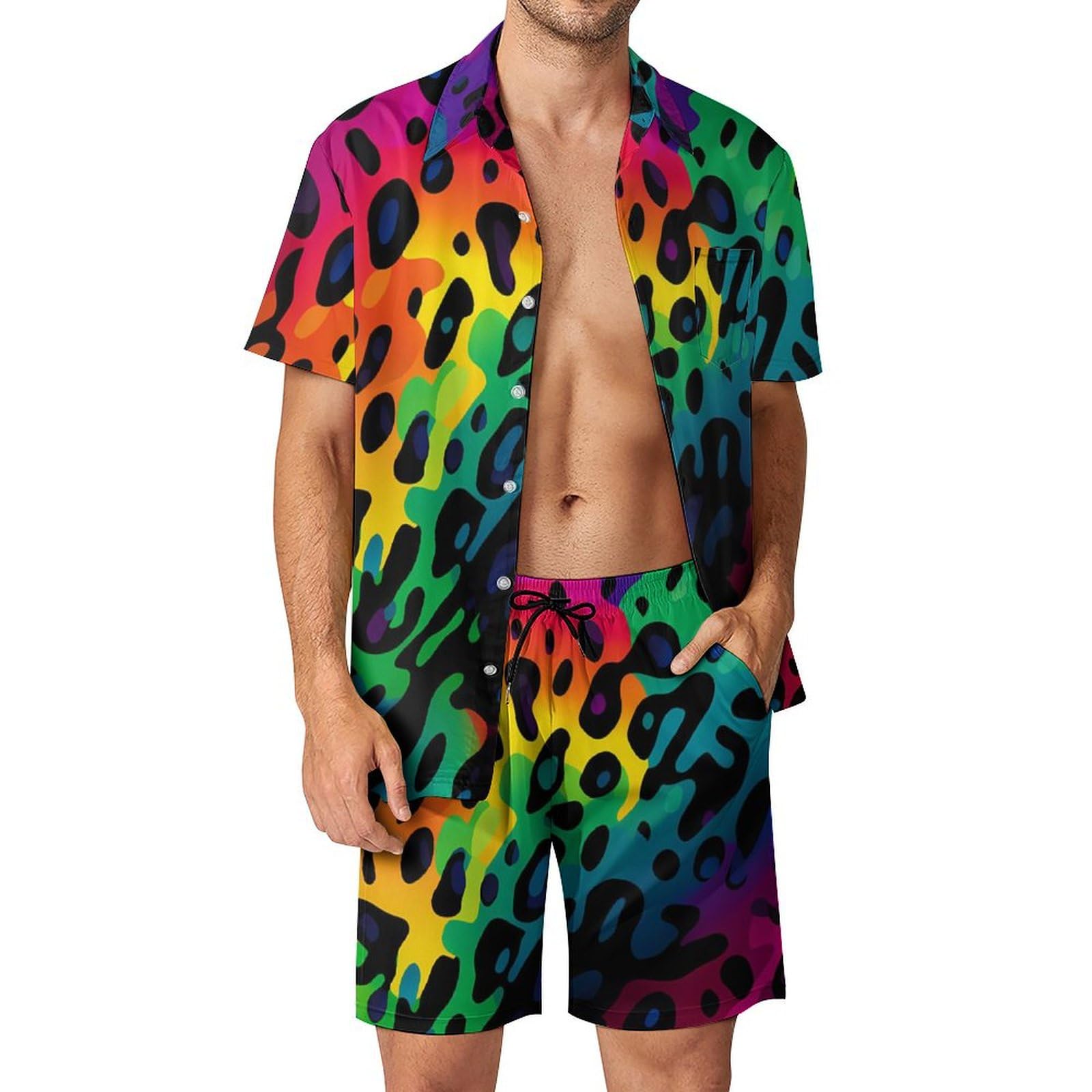 Men'S Fashion Course - Ensemble chemise et short pour homme,
