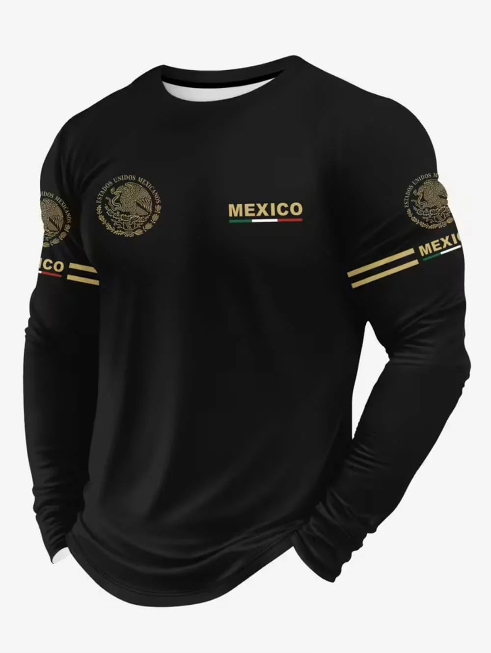 Men'S Fashion Rules - T-shirt imprimé aigle du Mexique pour