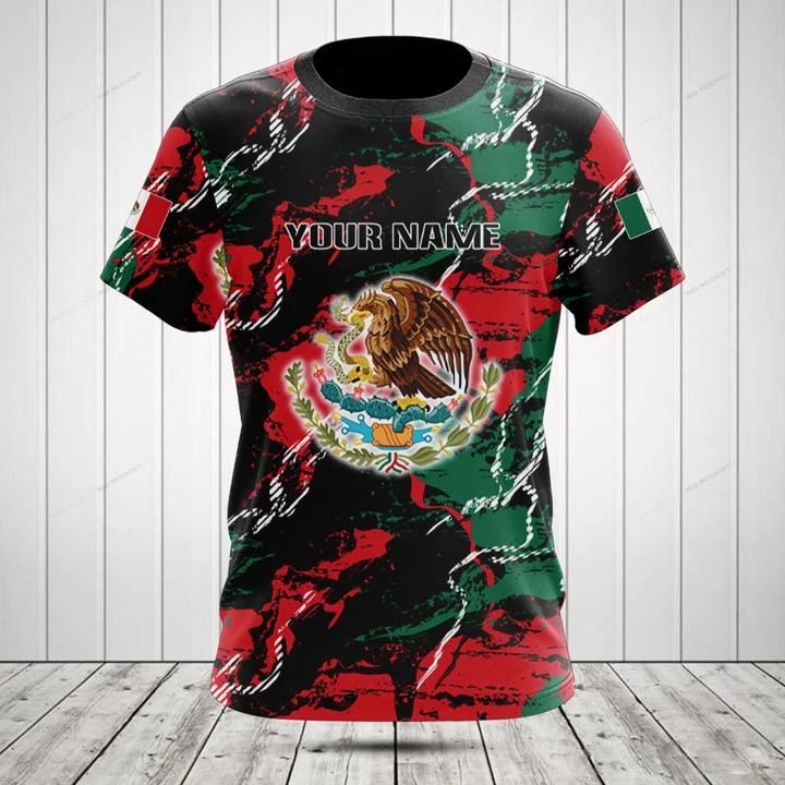 Mens Fashion Mexico - T-shirts graphiques personnalisés d'été décontractés avec