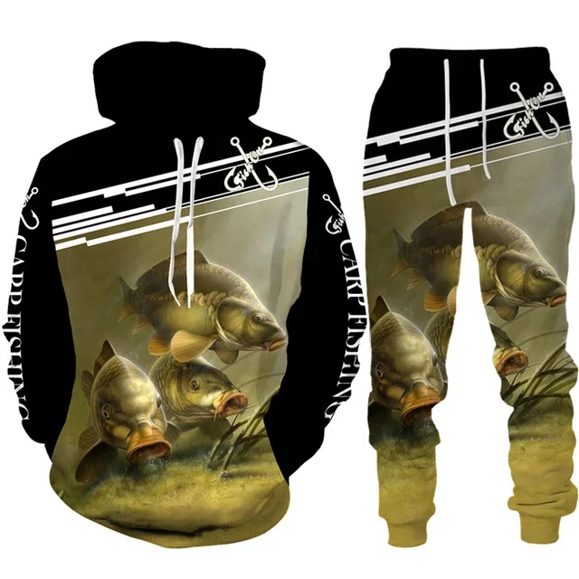 Mens Fashion Camo Pants - Sweat à capuche et pantalon College