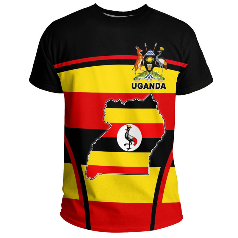 Men Fashion Uganda - T-shirt manches courtes col rond homme,