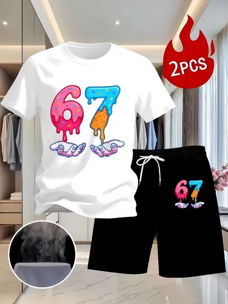 Men'S Fashion Outfits 2026 - Ensemble Homme T-shirt Col Rond &