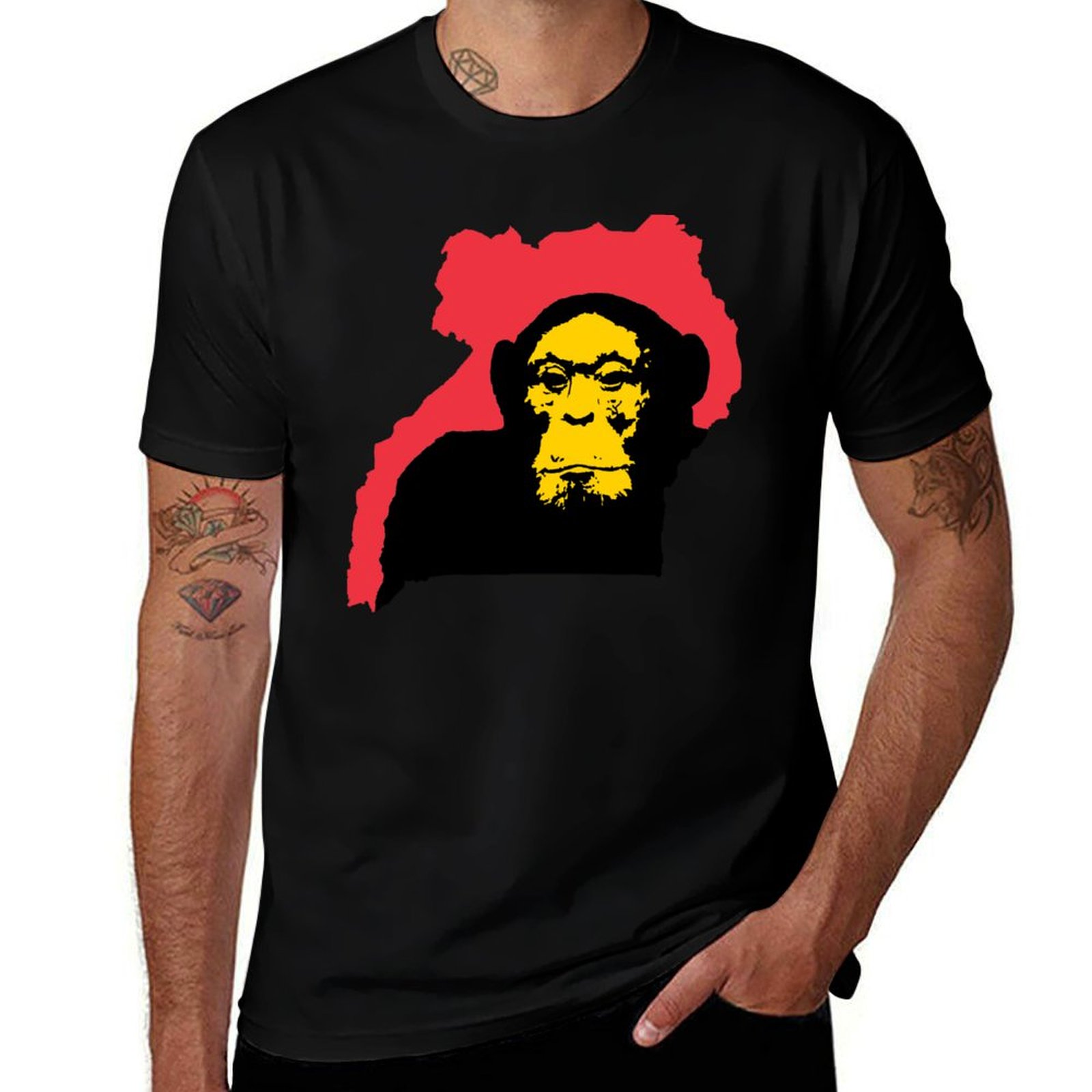 Men Fashion Uganda - T-shirt à manches courtes décontracté avec