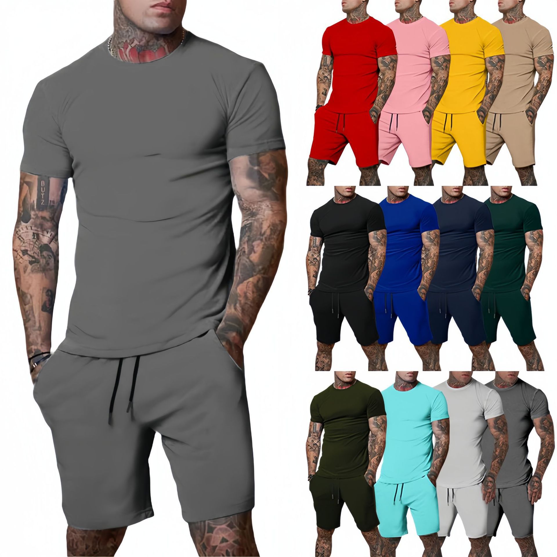 Men'S Fashion Rules - Ensemble de sport d'été décontracté et