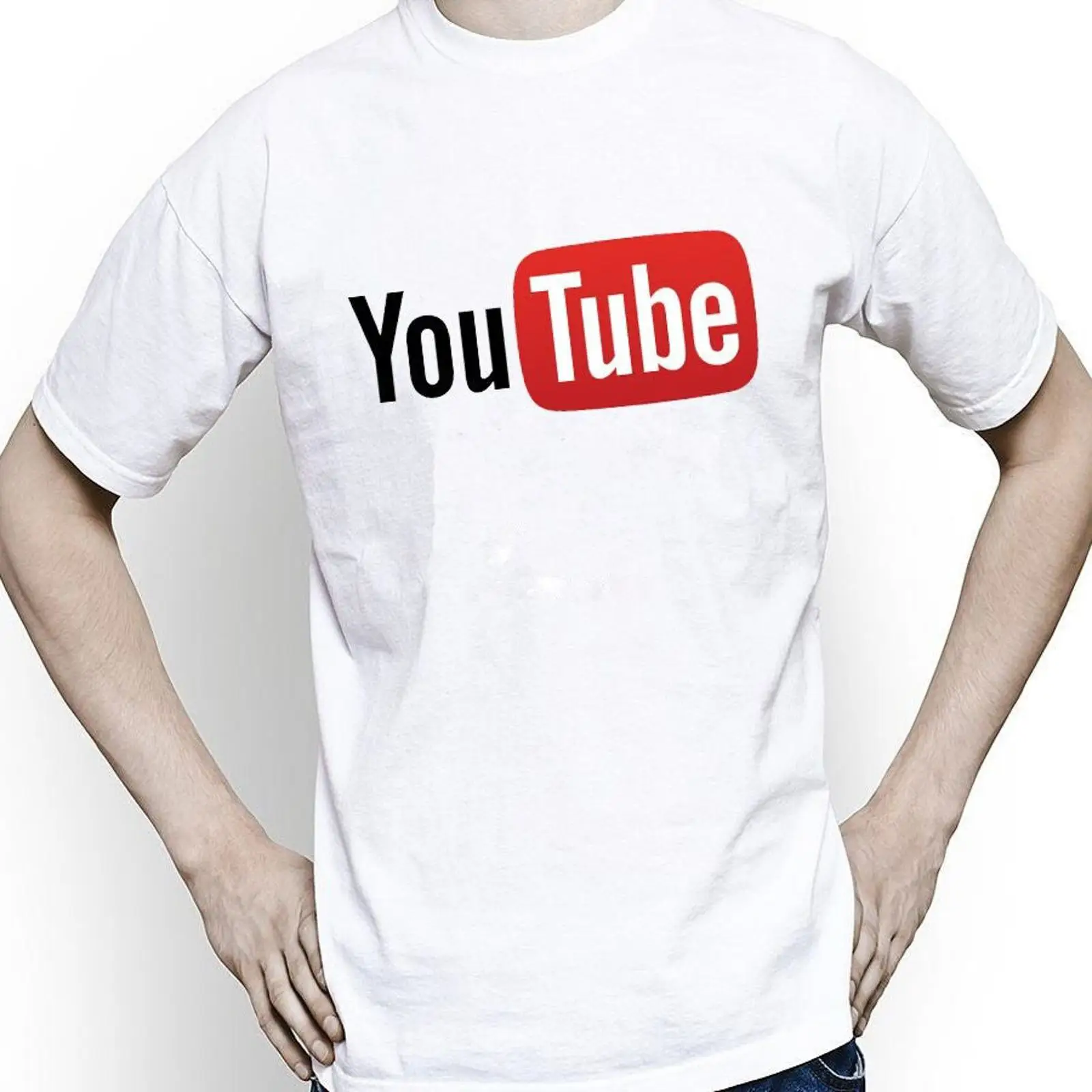 Men Fashion Youtubers - T-shirt vintage YOUTUBE Channel Videos, délavé,