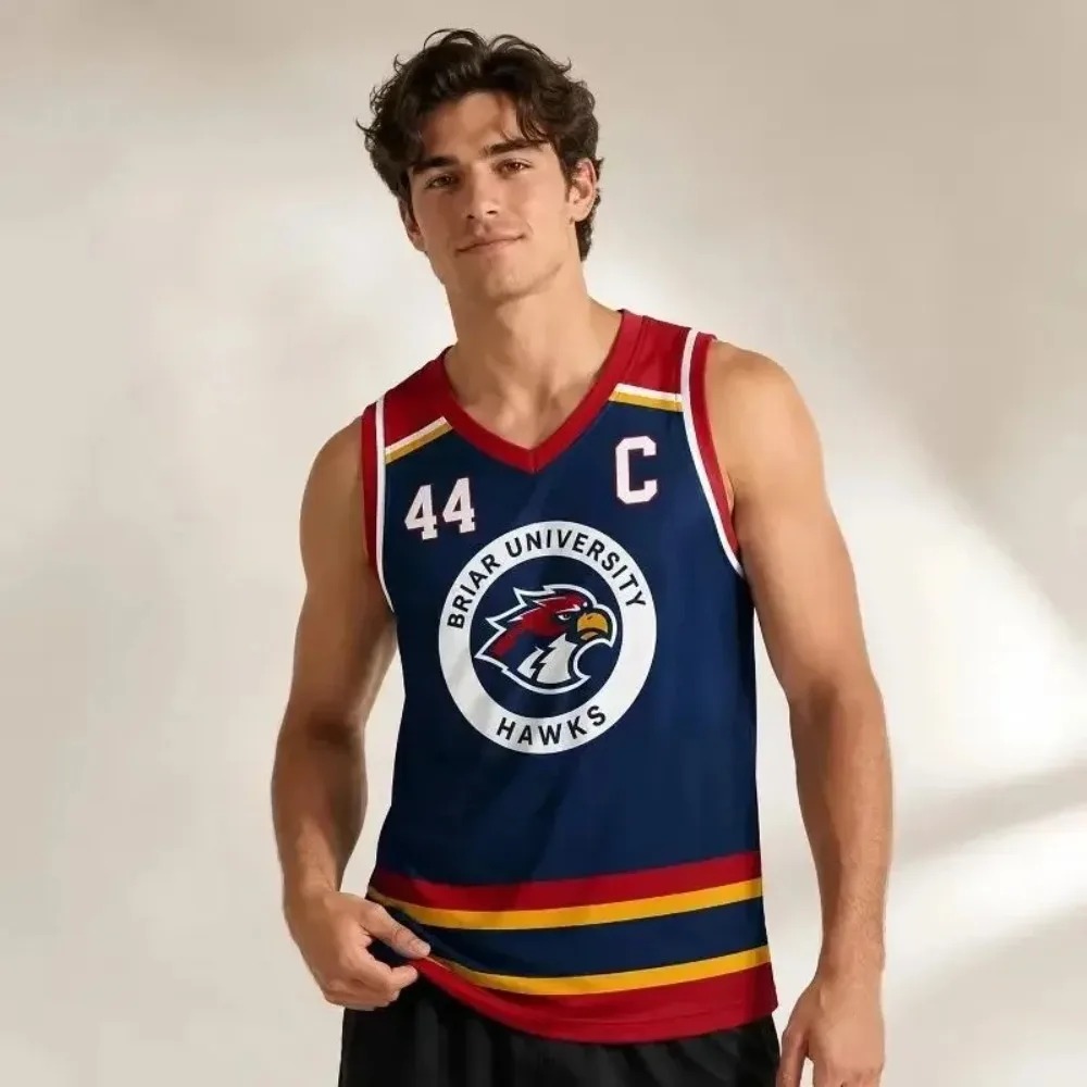 Men'S Fashion University - Maillot de basket-ball sans manches pour