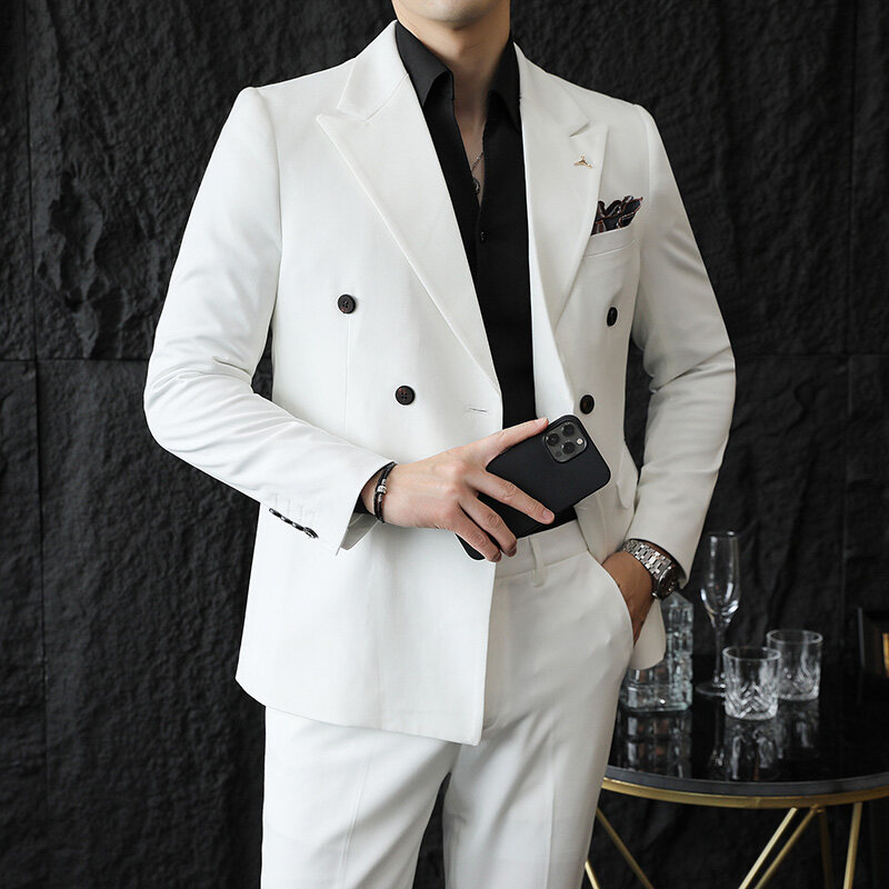 Men'S Dress Pants Fashion - Ensemble 2 pièces pour homme, blazer