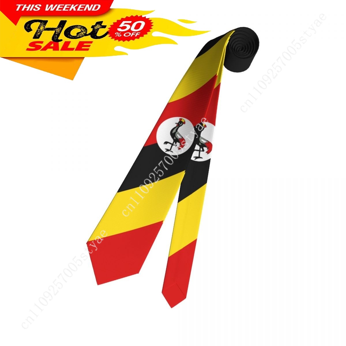 Cravate à motif drapeau d'Ouga - Men Fashion Uganda avis et prix