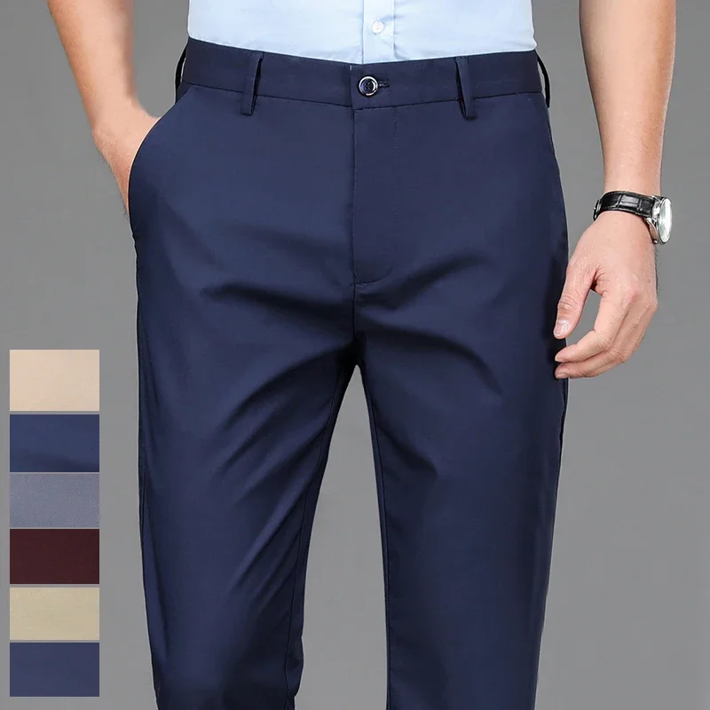 Pantalon décontracté extensibl - Men'S Dress Pants Fashion avis et prix