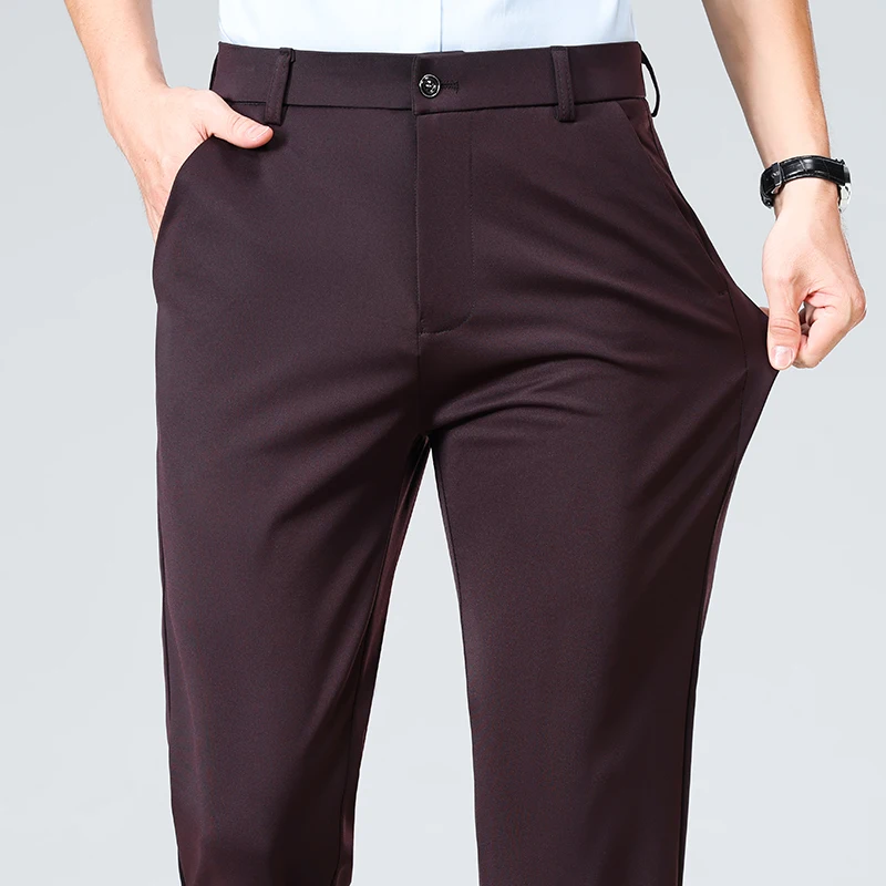 Pantalon décontracté extensibl - Men'S Dress Pants Fashion avis et prix