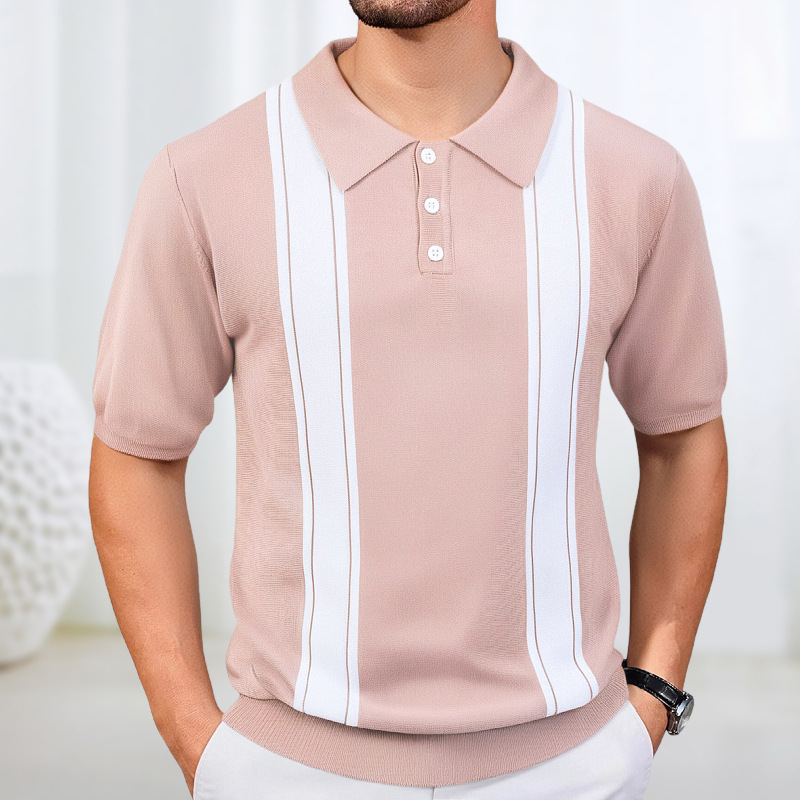 Nouveauté Été 2026 – T-shirts  - Men'S Fashion Pink Shirt avis et prix