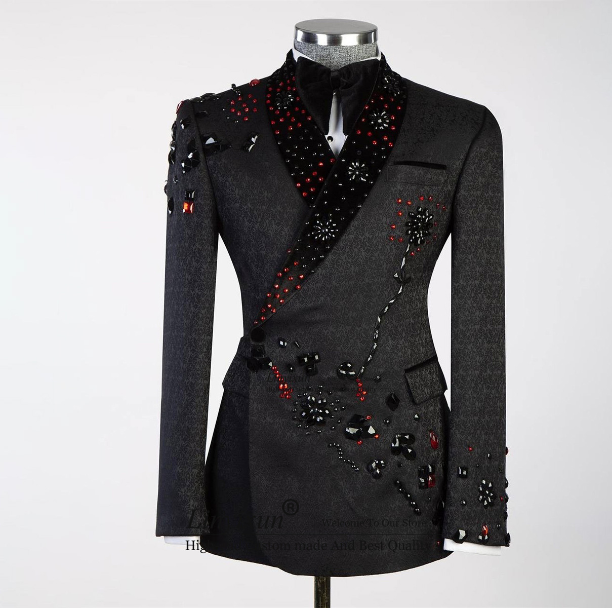 Costumes personnalisés en jacq - Mens Fashion Trajes avis et prix