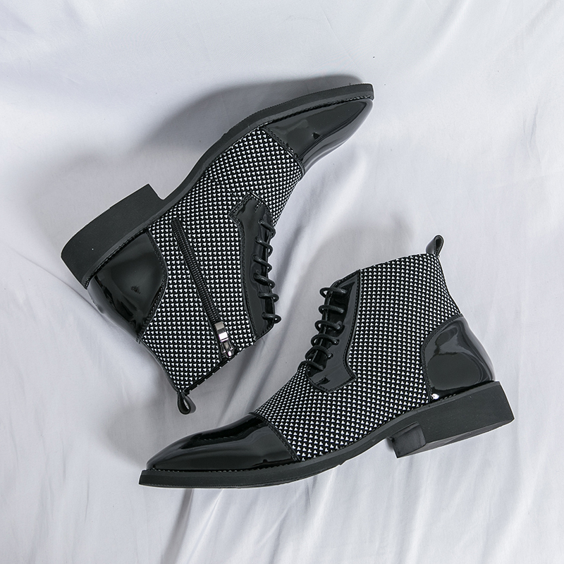 Haute qualité hommes bottes mo - Mens Fashion Dress avis et prix