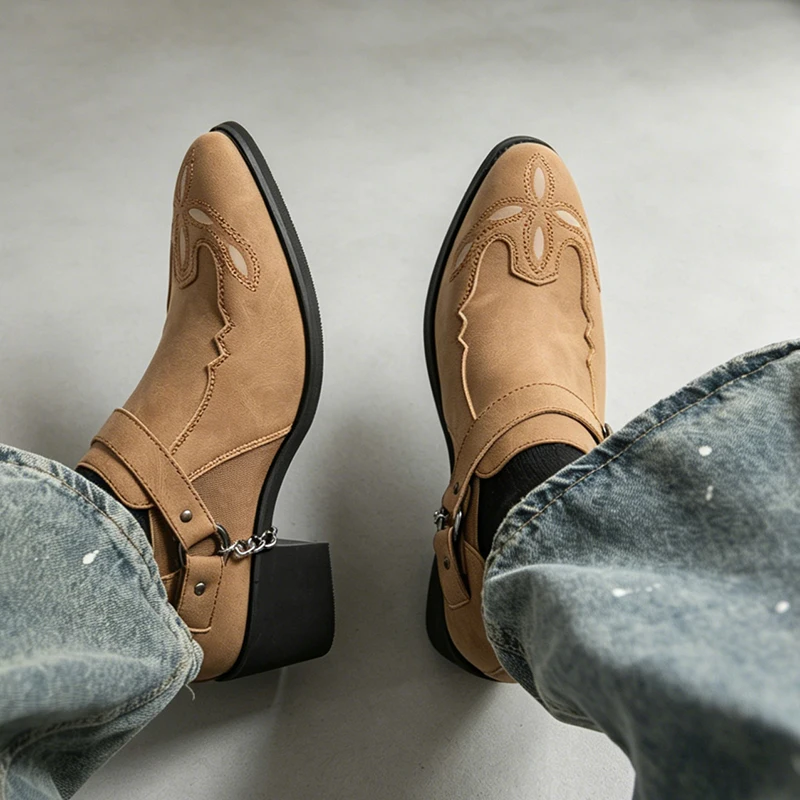 Bottes de cowboy vintage pour  - Men Fashion Vintage avis et prix