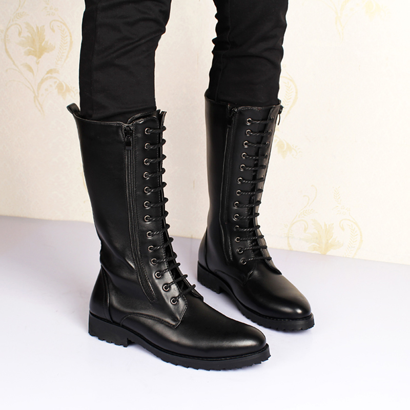 Bottes hautes de luxe pour hom - Mens Fashion Dress avis et prix