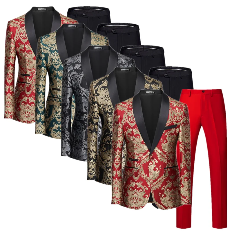 Costumes Jacquard sociaux pour - Men'S Dress Pants Fashion avis et prix
