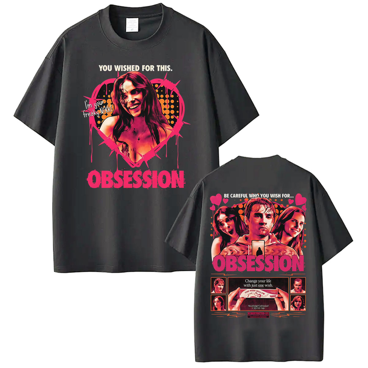 T-shirt One Wish Willow Obsess - Men'S Fashion Pink Shirt avis et prix
