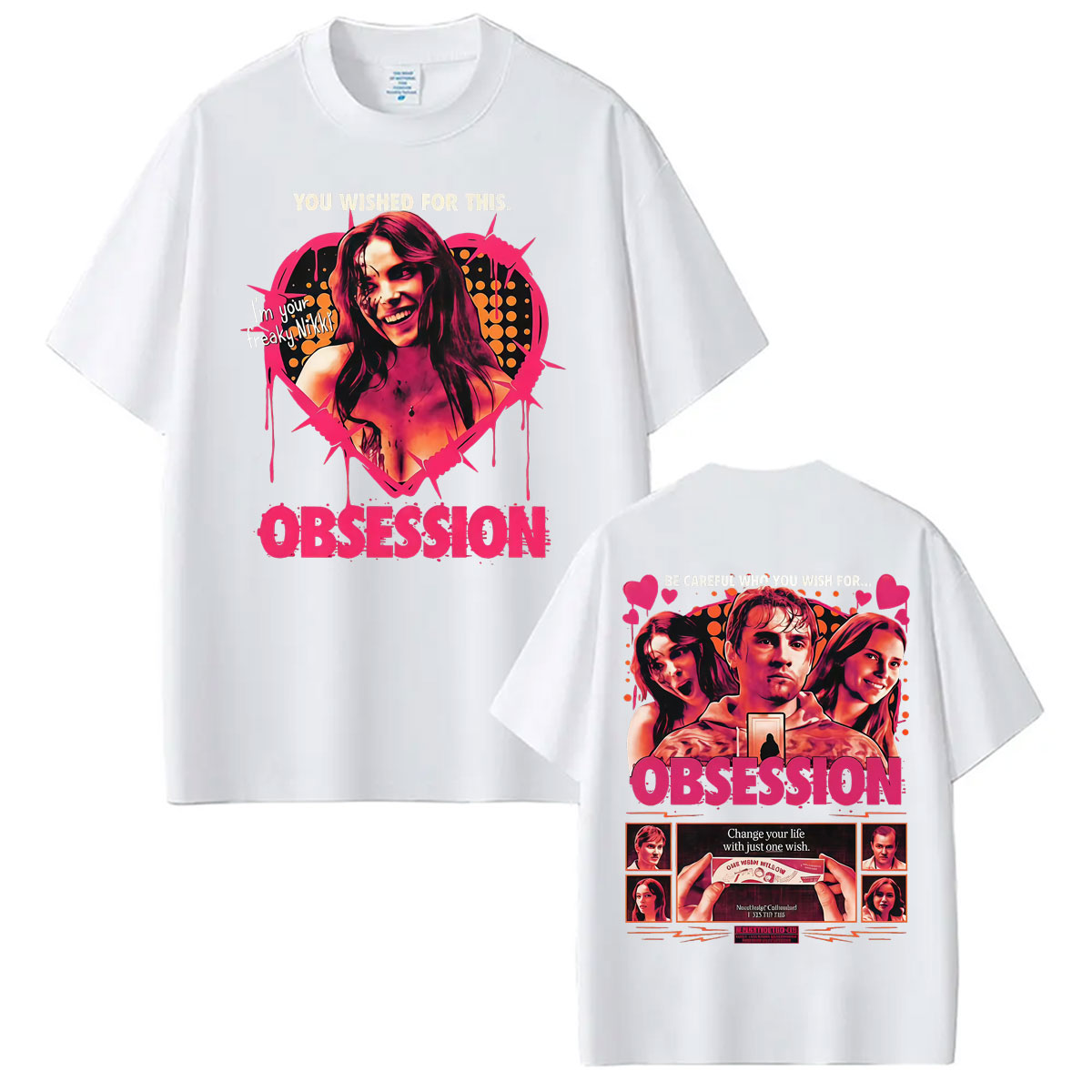 T-shirt One Wish Willow Obsess - Men'S Fashion Pink Shirt avis et prix