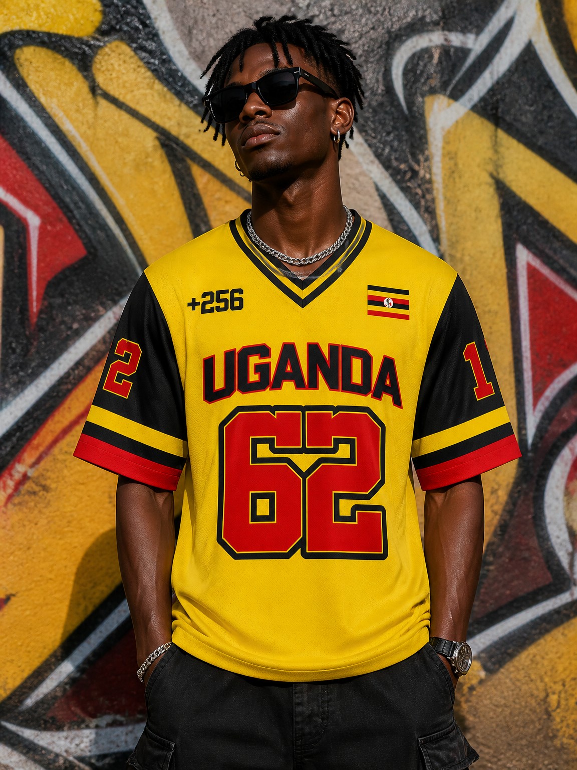 T-shirt en satin à col en V po - Men Fashion Uganda avis et prix