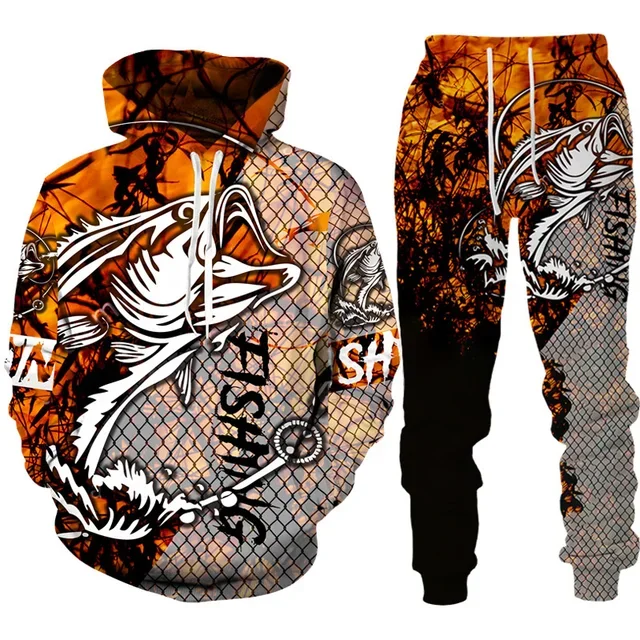 Sweat à capuche et pantalon Co - Mens Fashion Camo Pants avis et prix