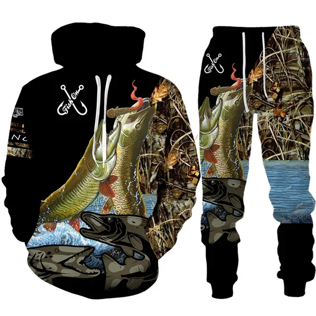Sweat à capuche et pantalon Co - Mens Fashion Camo Pants avis et prix