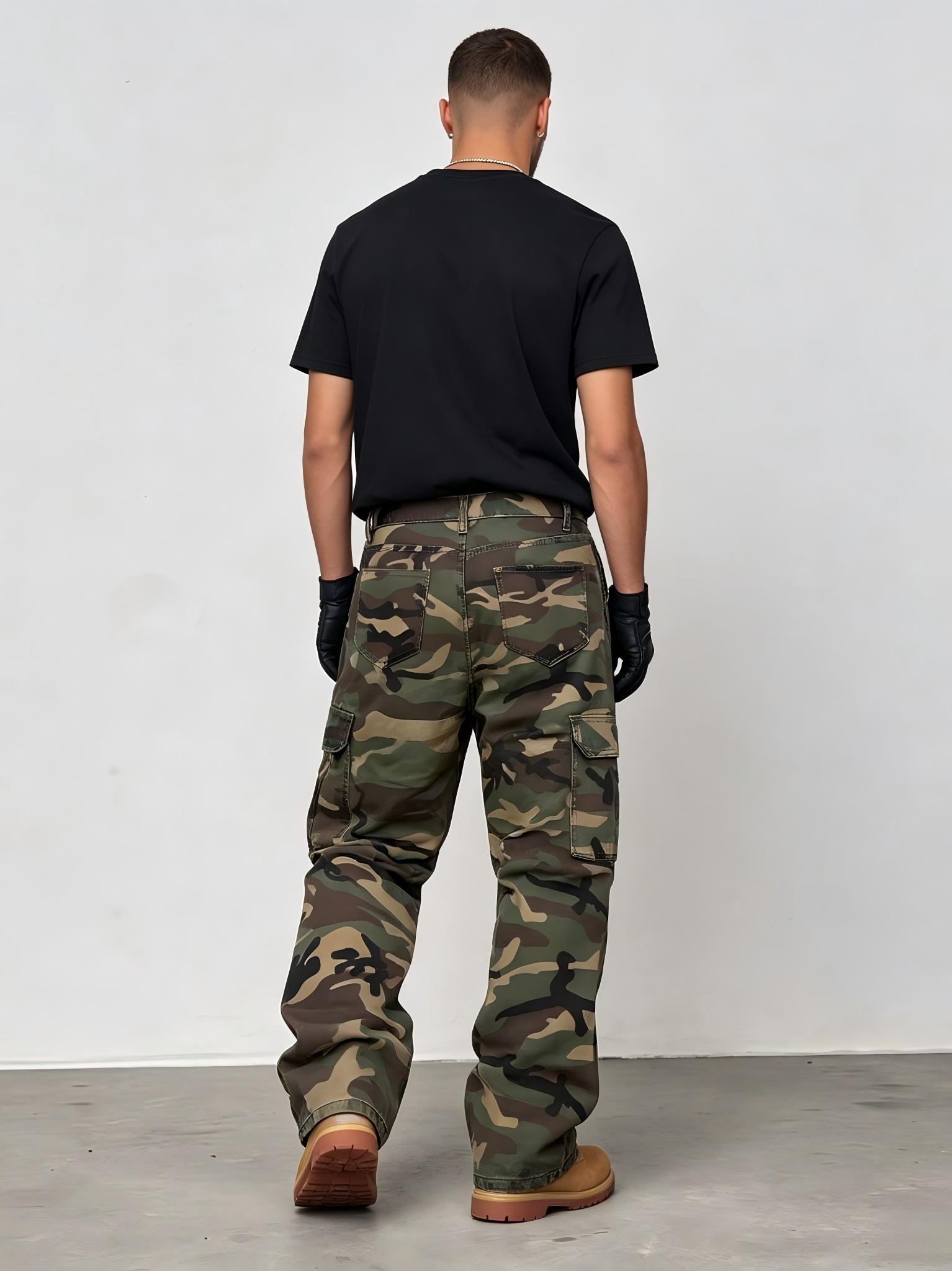 【HME】Jeans pour hommes |   Pan - Mens Fashion Camo Pants avis et prix