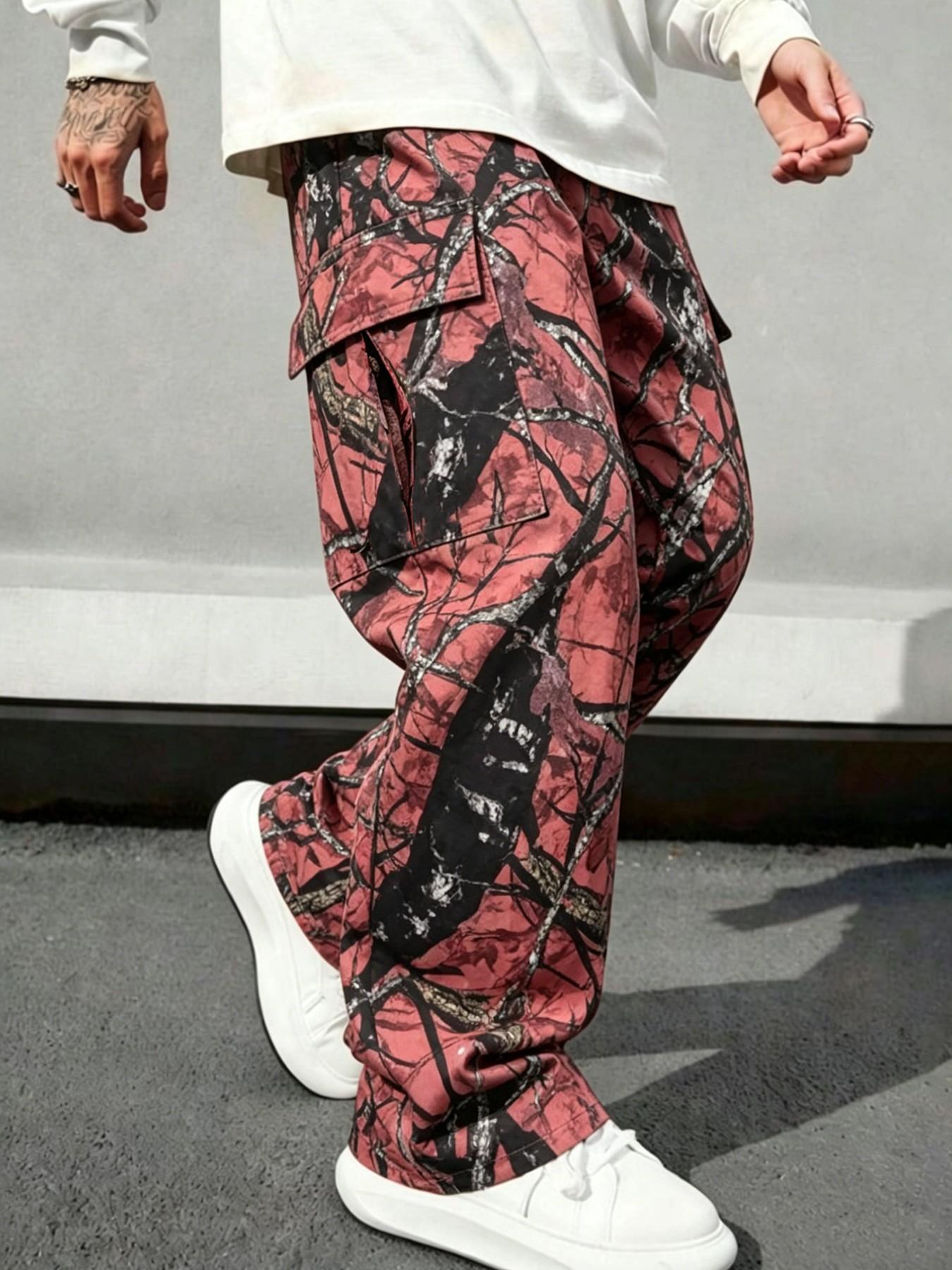 Jean de travail ample à jambe  - Mens Fashion Camo Pants avis et prix