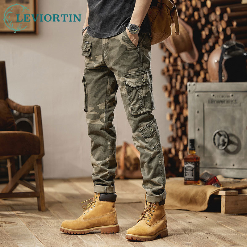2025 quatre saisons hommes mod - Mens Fashion Camo Pants avis et prix