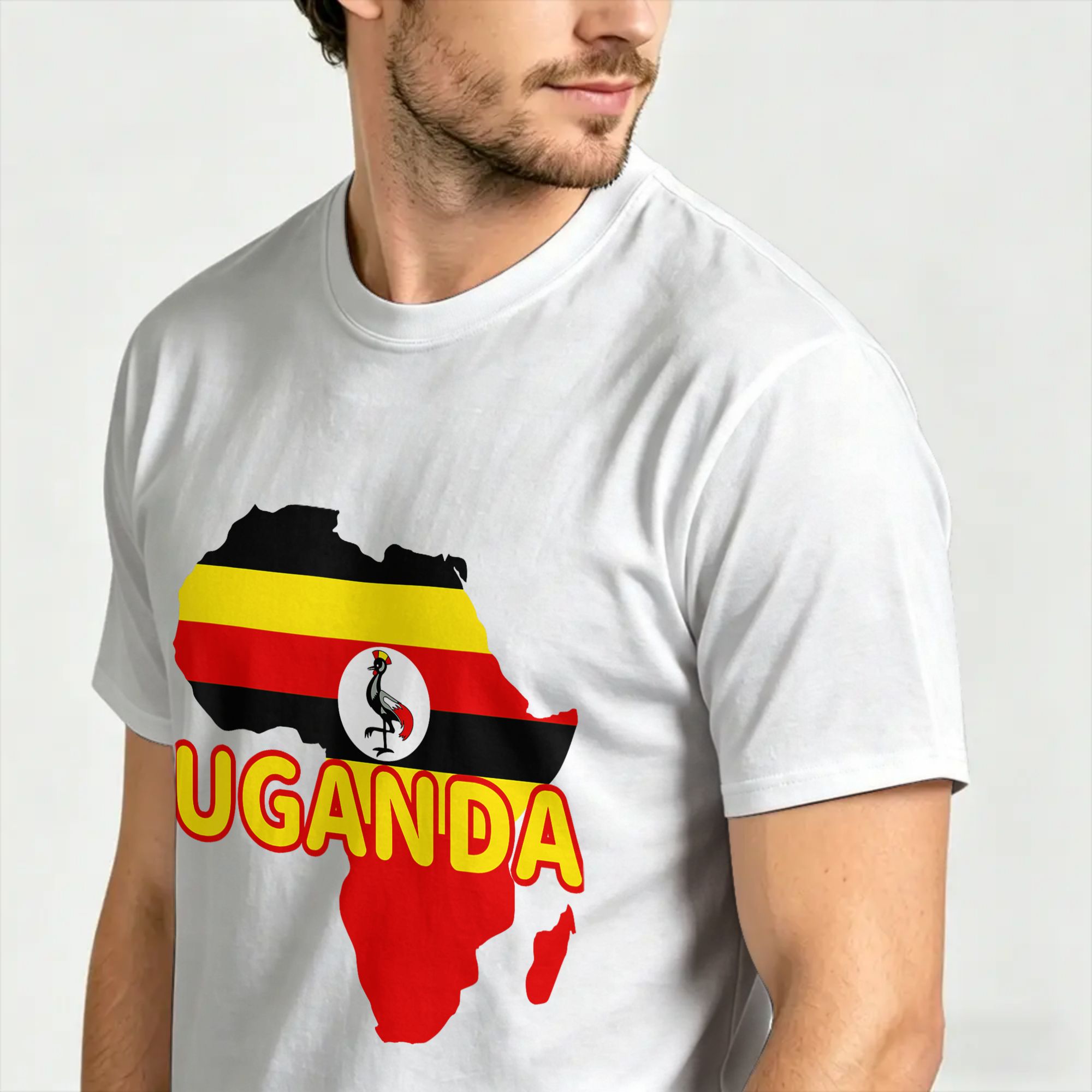 T-shirt d'été en coton à manch - Men Fashion Uganda avis et prix